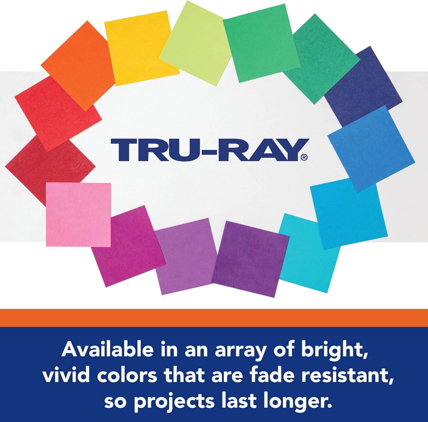 Tru-Ray Construction Paper. 10 Vibrant Colors. 9 x 12. 50 Sheets - Image 4